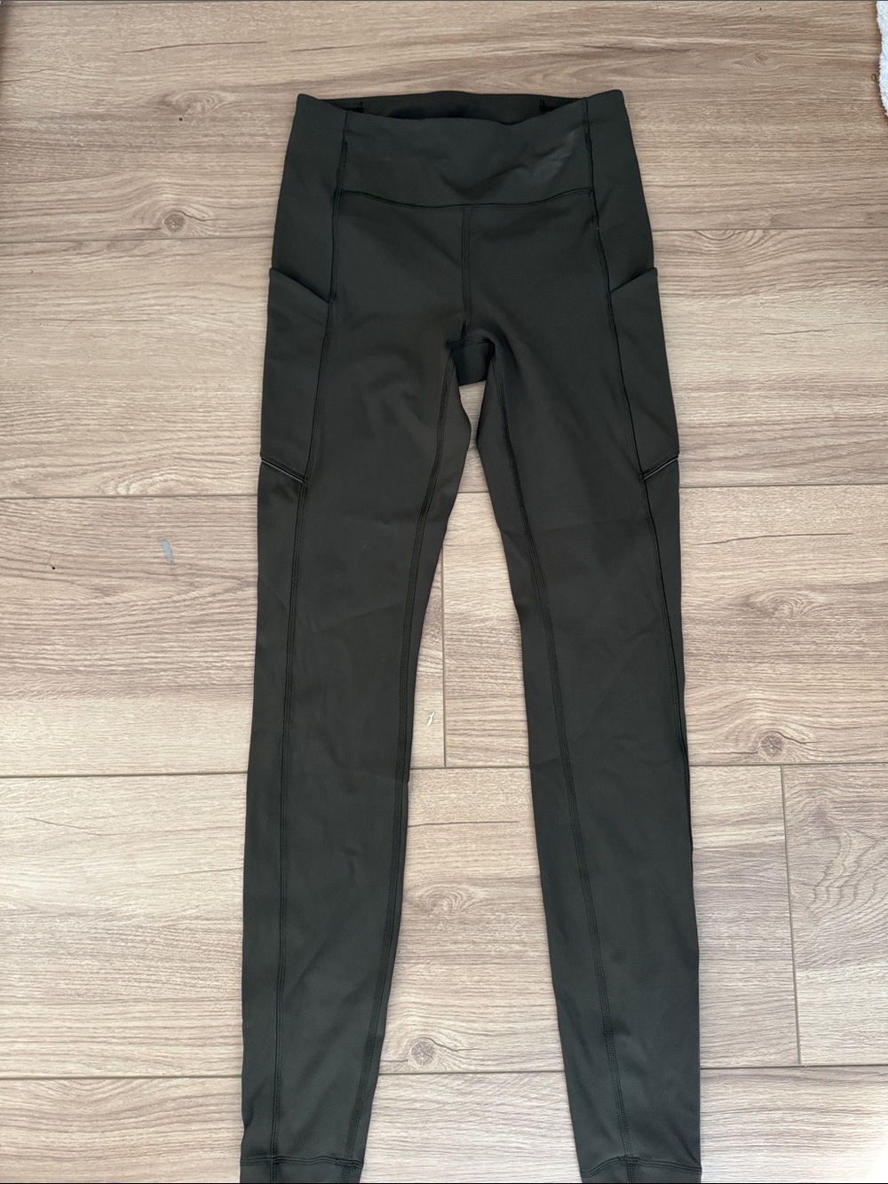 lululemon athletica Black High-Rise Leggings with Side Panels